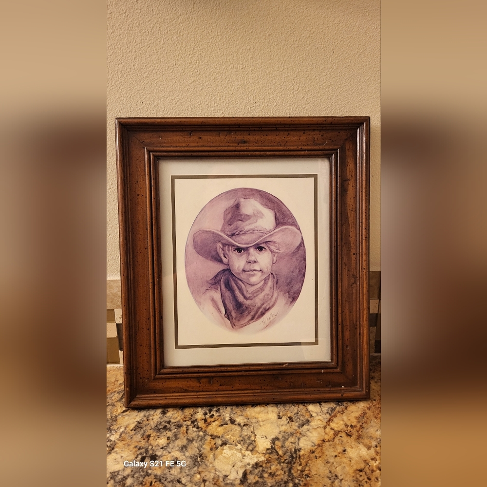 VEL MILLER PRINT OF "SMALL COWBOY"